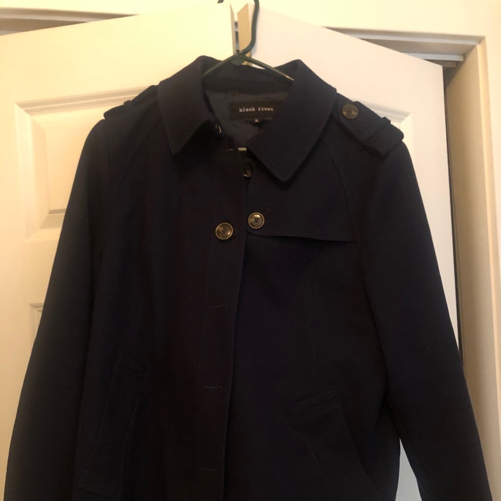 Black Rivet Coat